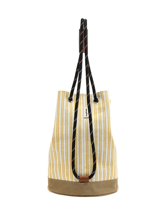 Yellow Stripe Jumbo Tulip Bag