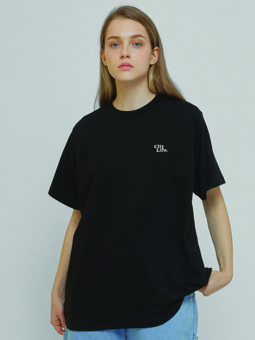 [리퍼브]DT319_City Life T-shirts_Black