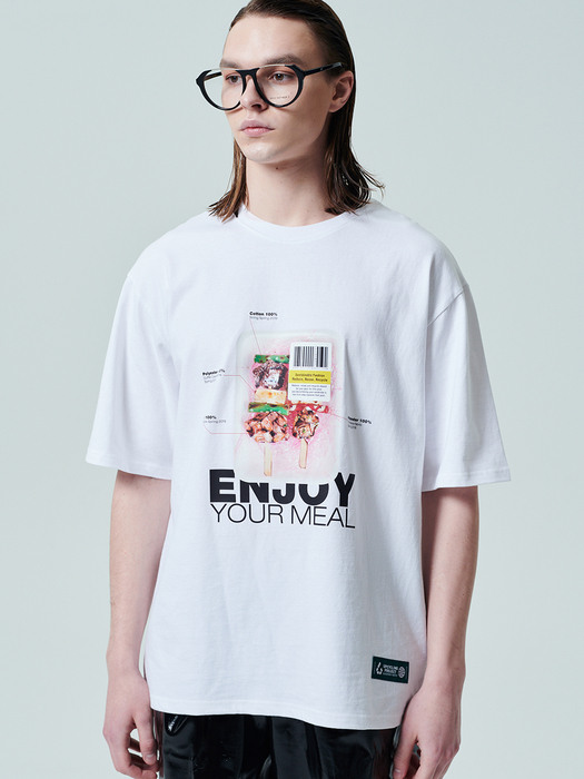 CAMPAIGN 1/2 T-SHIRT SKEWER _WHITE