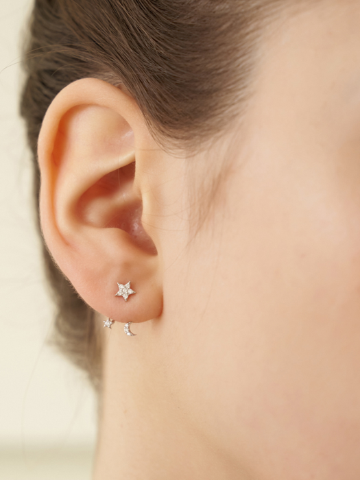 [Silver925]Petit Milkyway Ear Jacket Earring_EC1724