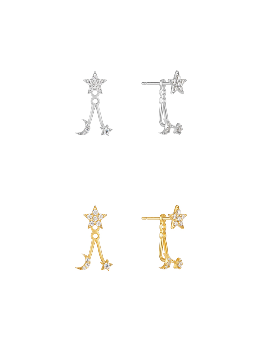 [Silver925]Petit Milkyway Ear Jacket Earring_EC1724