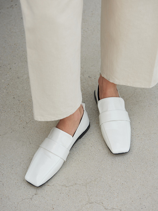 Louis Loafers Leather White