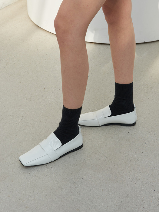 Louis Loafers Leather White