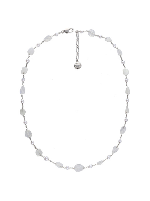 White Pebble Necklace