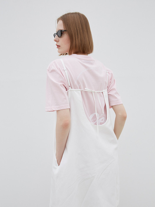 21SS_Casual Back Point Mini Dress (White)