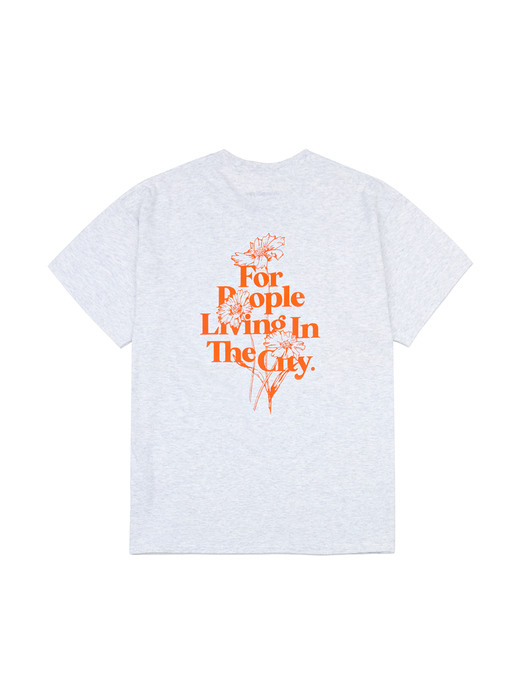 Flower Slogan T-shirts (3color)