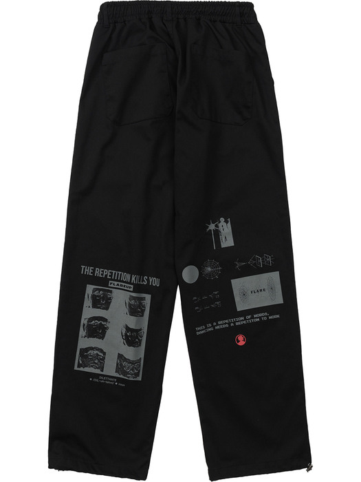 Season Artwork Pants - Black (FU-220)