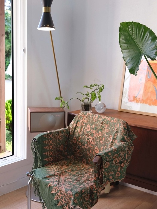 [Comfy Sarong] Vintage garden - Green
