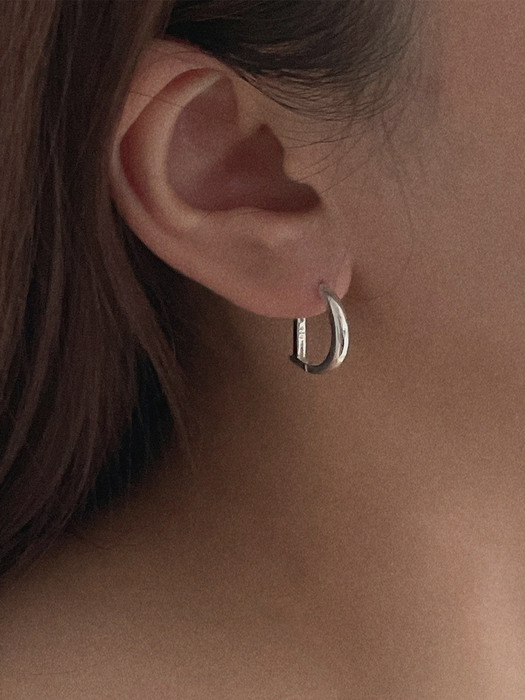 silver925 D earring