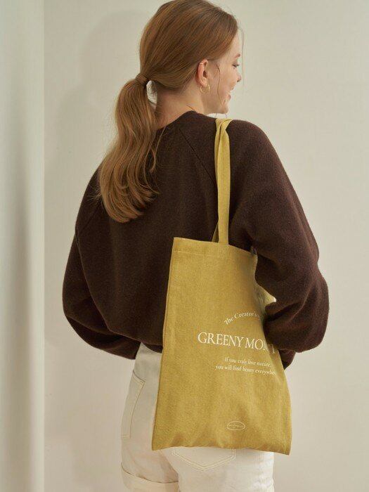 Greeny eco bag (Daisy yellow)