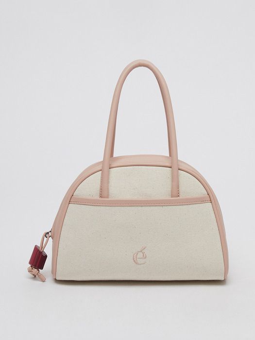 Mini bowling bag(Salmon pink)