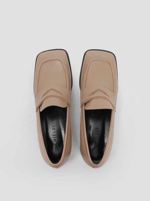 LAYERED SQUARE LOAFER [C2S03 BE]