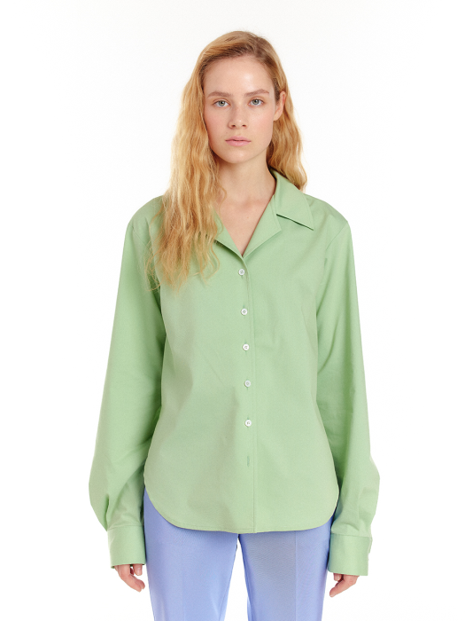 UMPINE Oversized Shirt - Light Green