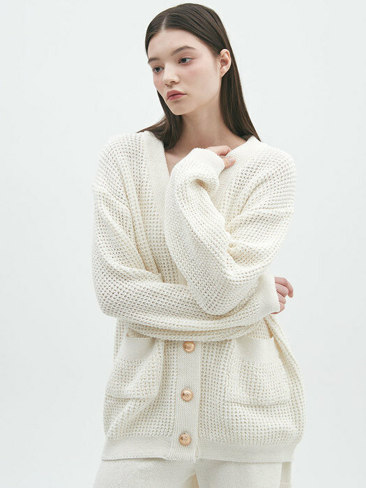 WAFFLE KNIT SET (IVORY)