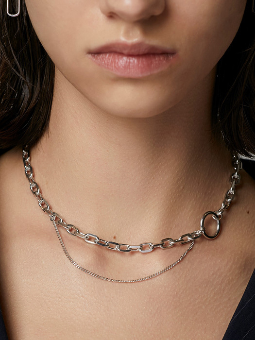 [Silver 925] the chunky necklace-SILVER