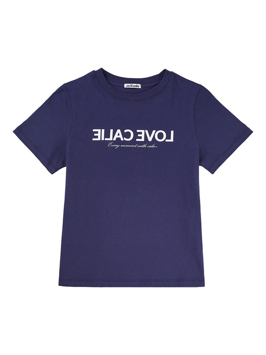 REVERSAL LOGO TSHIRT NAVY