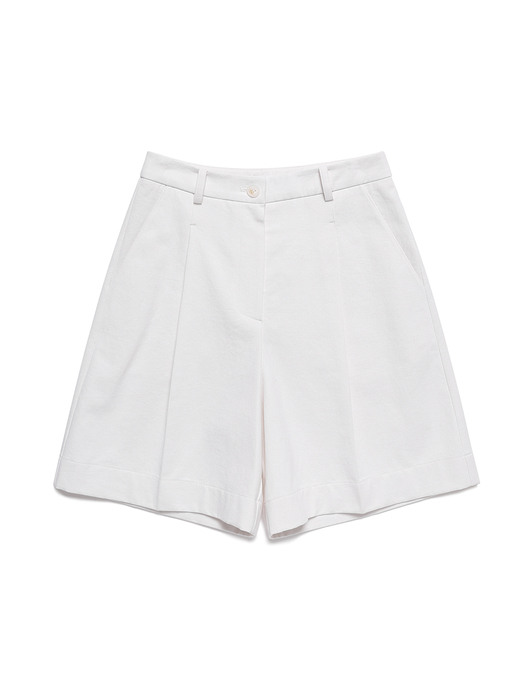 22SS Basic Bermuda pants_White