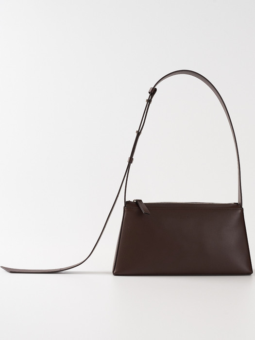 Oblique bag(Chocolate brown)