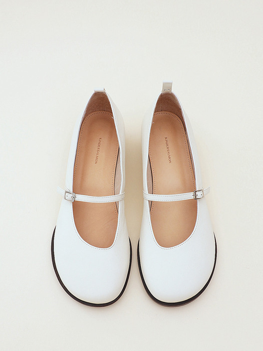 Balloon Ballerina Flat Cream