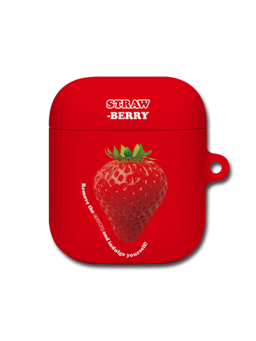 메타버스 에어팟/에어팟프로 케이스 - 쥬시 딸기(Juicy StrawBerry)
