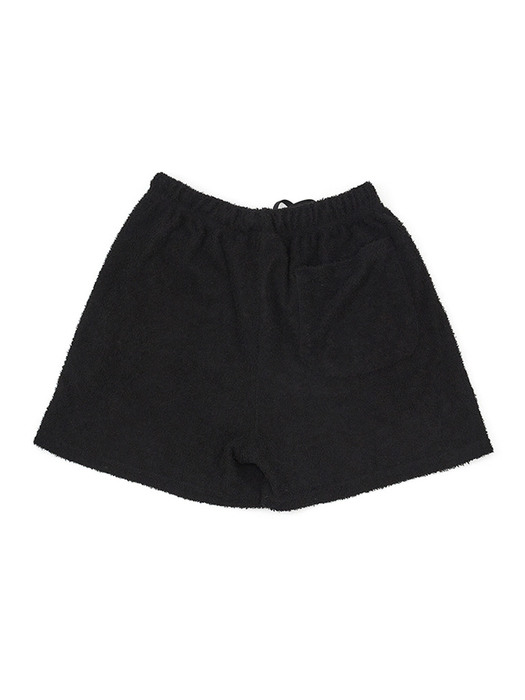 [PACA] Cotton Terry Half Pants_Black