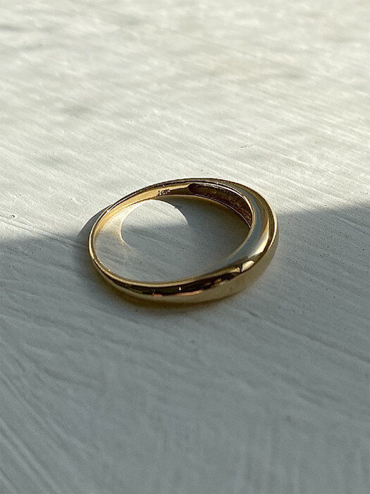 [14k gold] Cinq.k.03 / arrondir ring
