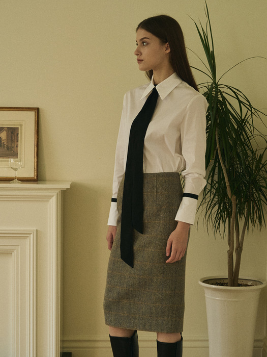 Beart H-line Wool Skirt