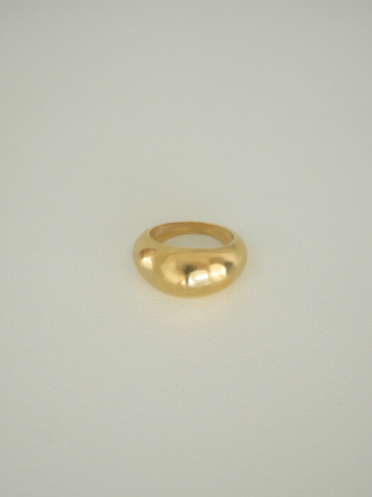 LAYER RING No.5 (Gold / 10mm dome)