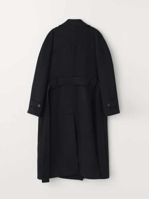 WOOL CASH BELTED DOUBLE COAT_STRONG BLACK