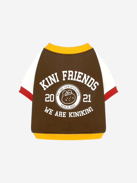 WE ARE KINI SWEATSHIRT-BROWN(맨투맨)