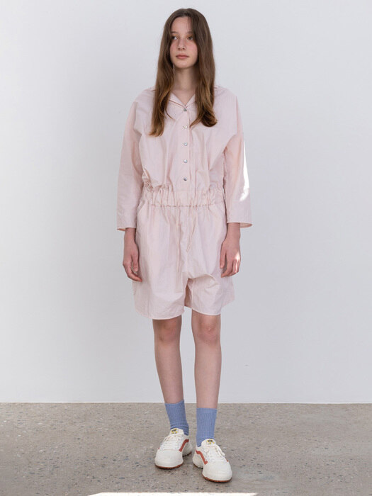 Via Joy short jumpsuit (Light pink)