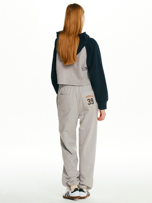 UDINE Two-way sweatpants (Melange gray)