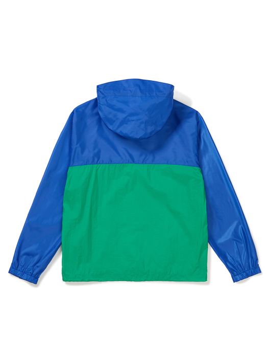 Colorblock Half Zip Anorak (Blue)