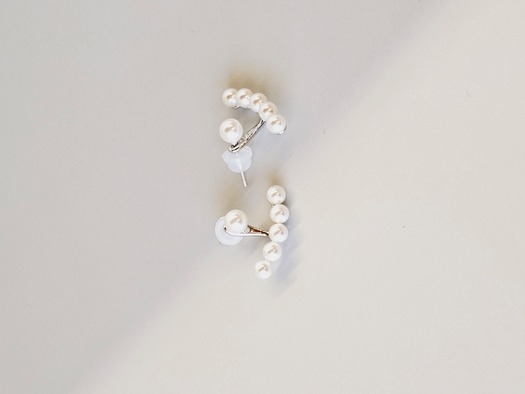 Two way pearl earrings