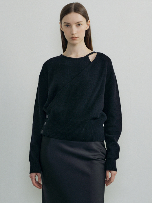CASHMERE LAYERED KNIT_3COLOR
