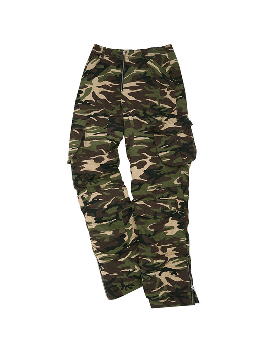 REVERSIBLE PADDED CAMOUFLAGE CARGO PANTS apa688m(SAND)