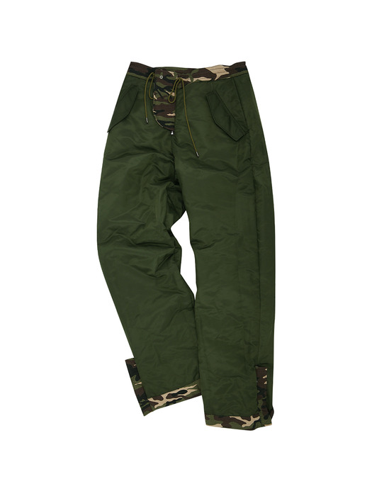 REVERSIBLE PADDED CAMOUFLAGE CARGO PANTS apa688m(SAND)