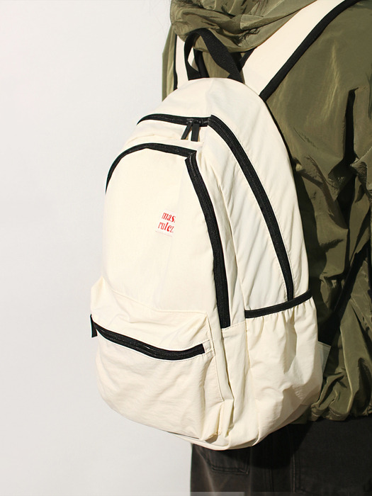 Layered backpack _ butter cream