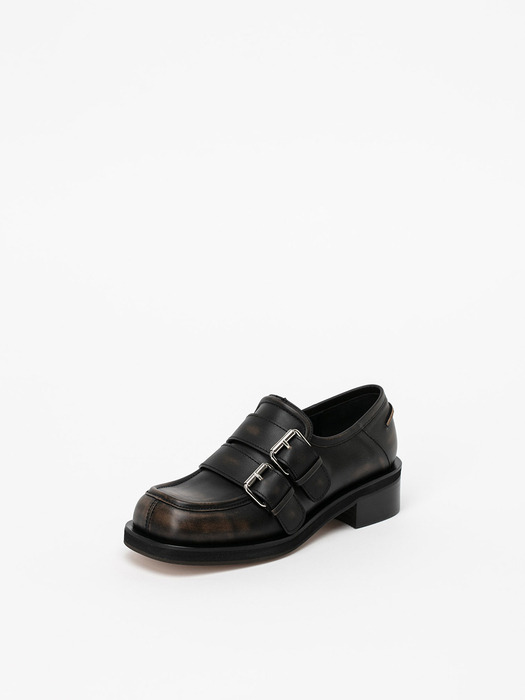 WILLIAM BUCKLED LOAFERS_2colors