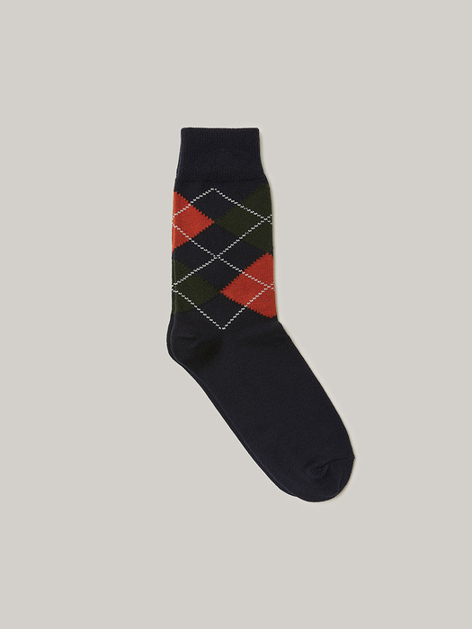 Argyle Socks (navy)