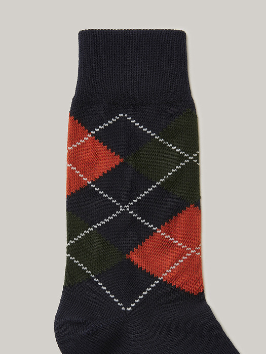 Argyle Socks (navy)