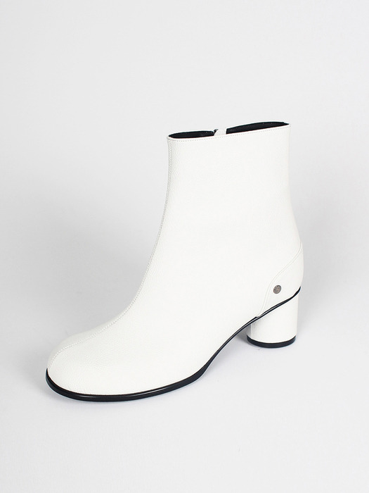 Eloel vegan ankle boots_5cm_white