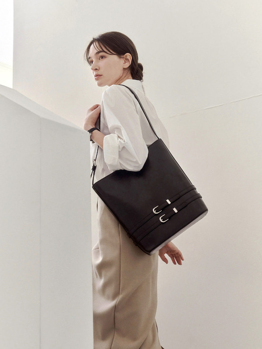 Ajouter Large Shoulder Bag_BLACK