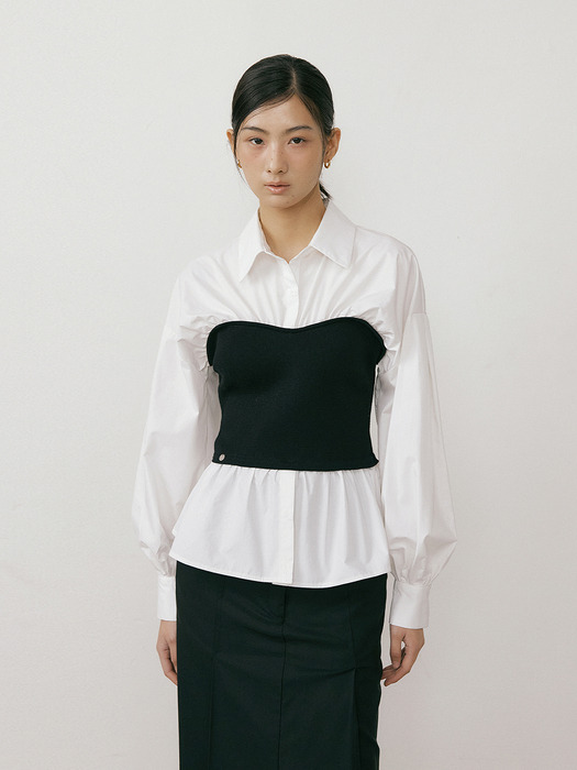 Evening Shirt Blouse (black)