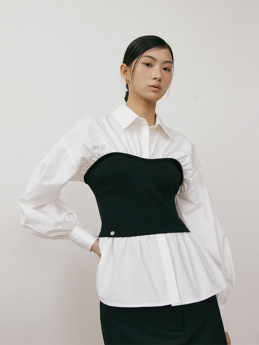 Evening Shirt Blouse (black)