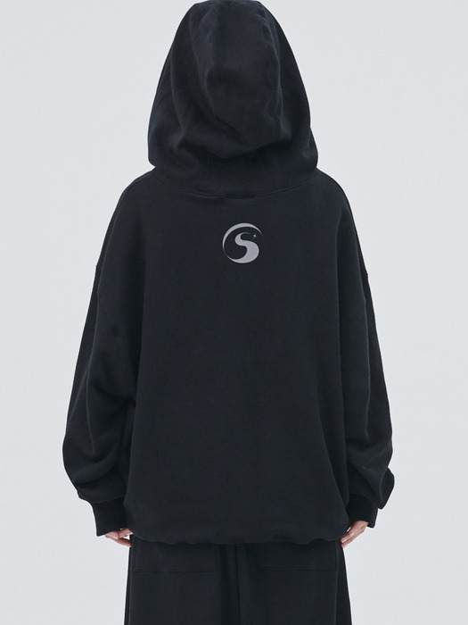 TS LOGO HOODIE (BLACK)