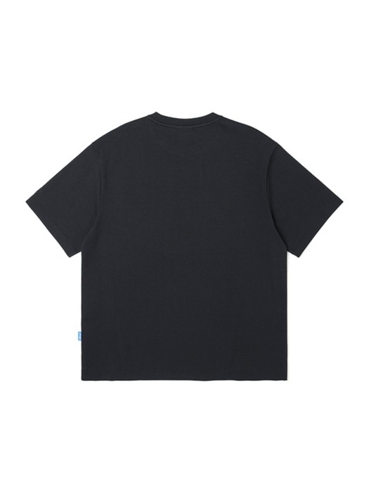 남여공용 리사이클 베이직 라운드 티셔츠[BLACK](UA4ST92_39)