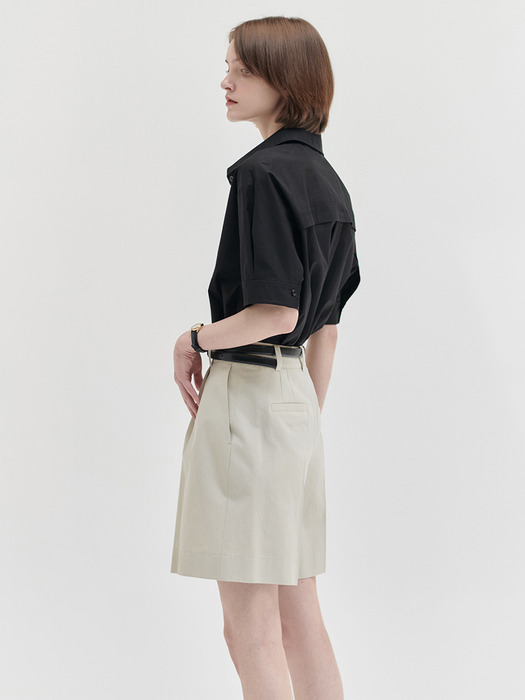 24N summer basic shirts [BK]