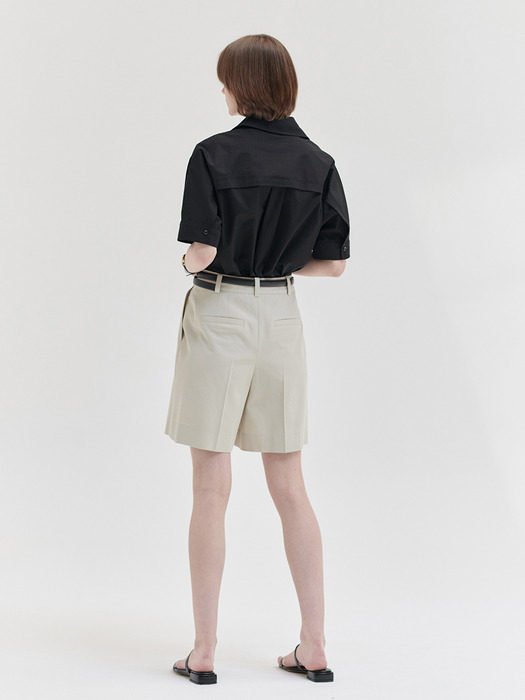 24N summer basic shirts [BK]