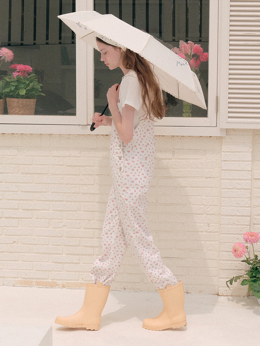 RIBBON LACE UMBRELLA IVORY